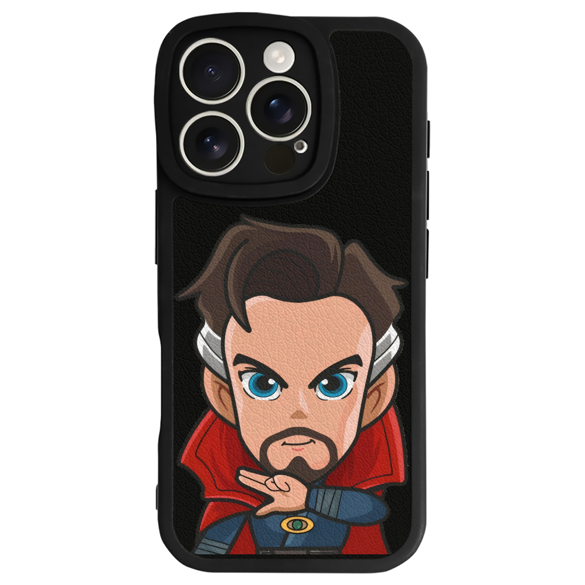 （画像用） アベンジャーズ The Avengers 【iPhone 16シリーズ対応】シリコンスマホケース（レザー調） 材質：シリコン